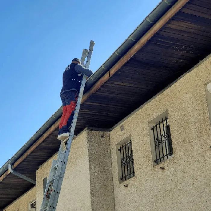 Remplacement de gouttière et zinguerie